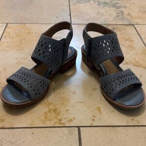 Sofft Perforated Gray Sandals